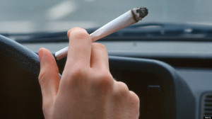 joint in car