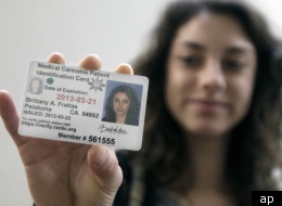 California Woman Holding Medical Marijuana Card